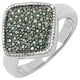 thumbnail image 1 of 0.28 Carat Genuine Blue Diamond .925 Sterling Silver Ring QJ Model, 1 of 3