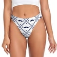 thumbnail image 1 of Balery Hipster Mustache Tangas de Algodón para Mujer con Estampado – Ropa Interior Sexy, Transpirable, G-string-3X-Large, 1 of 6