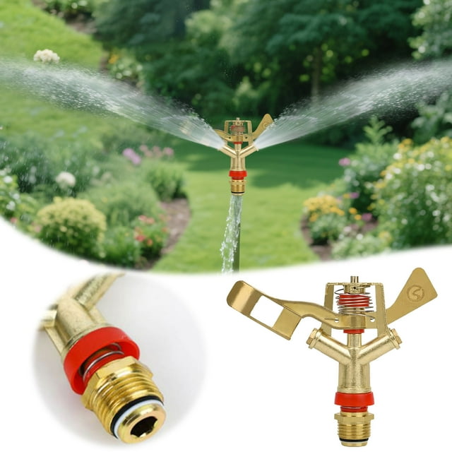 Arroseur à Buse en Alliage Robuste avec Rotation Complète à 360 pour un Système d'Irrigation Efficace du Jardin et du Patio