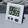 thumbnail image 3 of Magnetic Digital Timer Kitchen Timer Countdown Alarm Large Display Sky-Blue 8.5*7.7 Cm Foldable Kickstand 1Pcs, 3 of 4