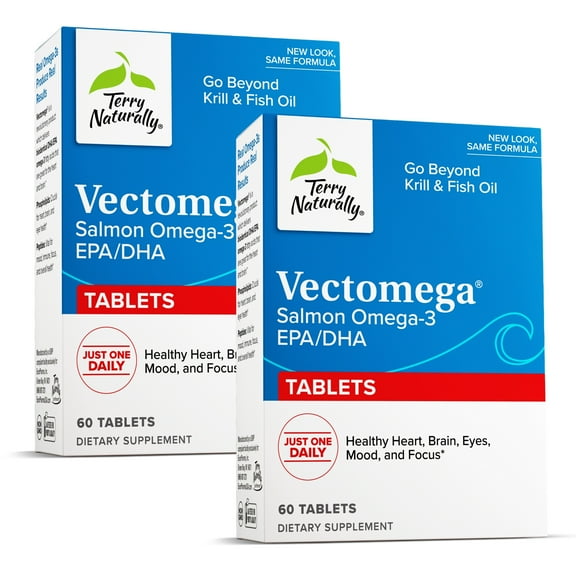 Terry Naturally Vectomega - 60 Tablets (Pack of 2)