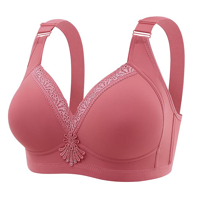 Timegard Womens Wireless Bras with Support Adjustable Strap Breathable Full Coverage Comfort Daily Bras