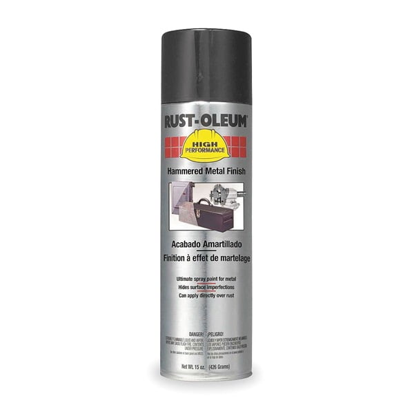 Spray Paint, Metal Black, 15 oz.