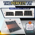 thumbnail image 2 of LATCH.IT RV Step Covers 3 Pack | 18-inch Wide Camper Step Covers Fit 8-11" Deep Stairs | Gray RV Stair Covers | Straight RV Step Carpet | RV Stair Carpet | Keep Your RV Cleaner with our RV Step Cover, 2 of 6