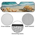thumbnail image 5 of Uorisanigo Windshield Sun Shade for 2007-2023 Wrangler Rubicon Sahara TJ JK JKU 2 & 4 Door Beach Starfish Sea Turtle Windshield Sunshade Shade Heat Shield Sun Visor Cover Block UV Rays ,1Pc, 5 of 7