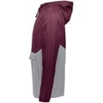 thumbnail image 4 of Holloway Sportswear S Pack Pullover Maroon/Athletic Grey 229534, 4 of 5