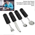 thumbnail image 3 of Weighted Silverware For Parkinsons Patients Arthritic Aid Hand Tremor Spoon Fork Knife Adaptive Utensil Set, 3 of 5