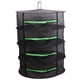 thumbnail image 1 of Estante de Secado de Hierba Ejecución Malla Plegable forma forma forma 4 Capas Negro + cremallera verde, 1 of 8