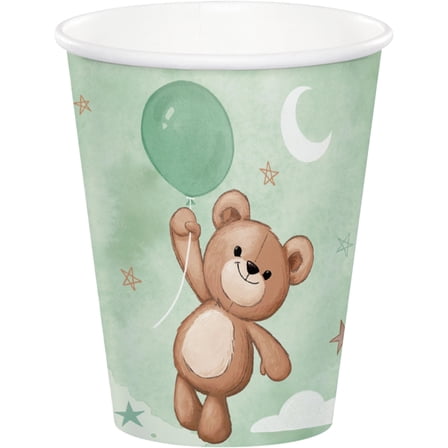 96 Count Bulk Pack Teddy Bear Hot/Cold Cup 9oz.
