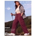 thumbnail image 5 of Cueply Women's Plus Size Wide Leg Cargo Sweatpants High Waisted Drawstring Lounge Pants with Pockets, 5 of 7
