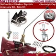 thumbnail image 1 of American Shifter  4L80E Shifter Kit Chrome 23 in. E Brake Cable Clamp Trim Kit Dipstick for F45D6, 1 of 1