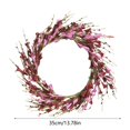 thumbnail image 3 of 14 Inch Artificial Pink Red Valentines Day Wreath, Spring Floral Front Door Wreath with Flowers, Farmhouse Hanging Decorations for Wedding Mothers Day Holiday Fireplace Wall Porch Home Decor, 3 of 6