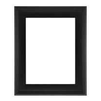 Cardinali Plein Aire Black Frames for Canvas Art - 16x20" - 3" Wide Moulding with Raised Edge -1/2 Rabbet Depth - Timeless Frame for Canvas - Made in USA