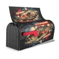 thumbnail image 4 of PHELIKA Bass Fish Jumping American Flag 04 Magnetic Mailbox Covers Standard Size 25.5"H x 21"W, 4 of 8