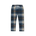 thumbnail image 5 of Handshe Men's Home Sleep Pants with Printed Design Straight Leg Elastic Waistband Casual Comfort Pajama Bottoms, 5 of 7