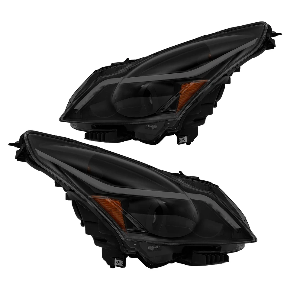 Kojem Smoked LED Projector Headlights for Infiniti G37/G25/Q40 Sedan 4-Door 2010-2015