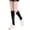 Black, variant on LAZIOEGR Women's Icy Leg Socks Athletic Compression Sun Protection Cooling Golfing Stockings, Black Knee-High (18 inches / 45.7 cm)