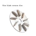 thumbnail image 2 of Pig Hair Removal Disc For Angle Grinders With 3.93 In Diameter Stainless Steel Blade, 2 of 8