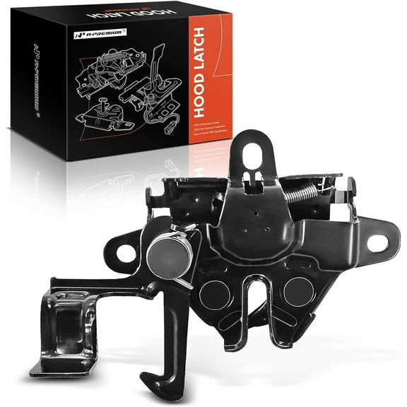 A-Premium Front Hood Latch Assembly Compatible with Toyota Vehicles - FJ Cruiser 2007 2008 2009 2010 2011 2012 2013 2014, Front Hood Lock - Replace# 5351035240