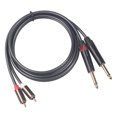 thumbnail image 3 of Cable de Audio OFC 1.5 Pies 2x6 Pulgada a 2 Macho Sunnimix, 3 of 8
