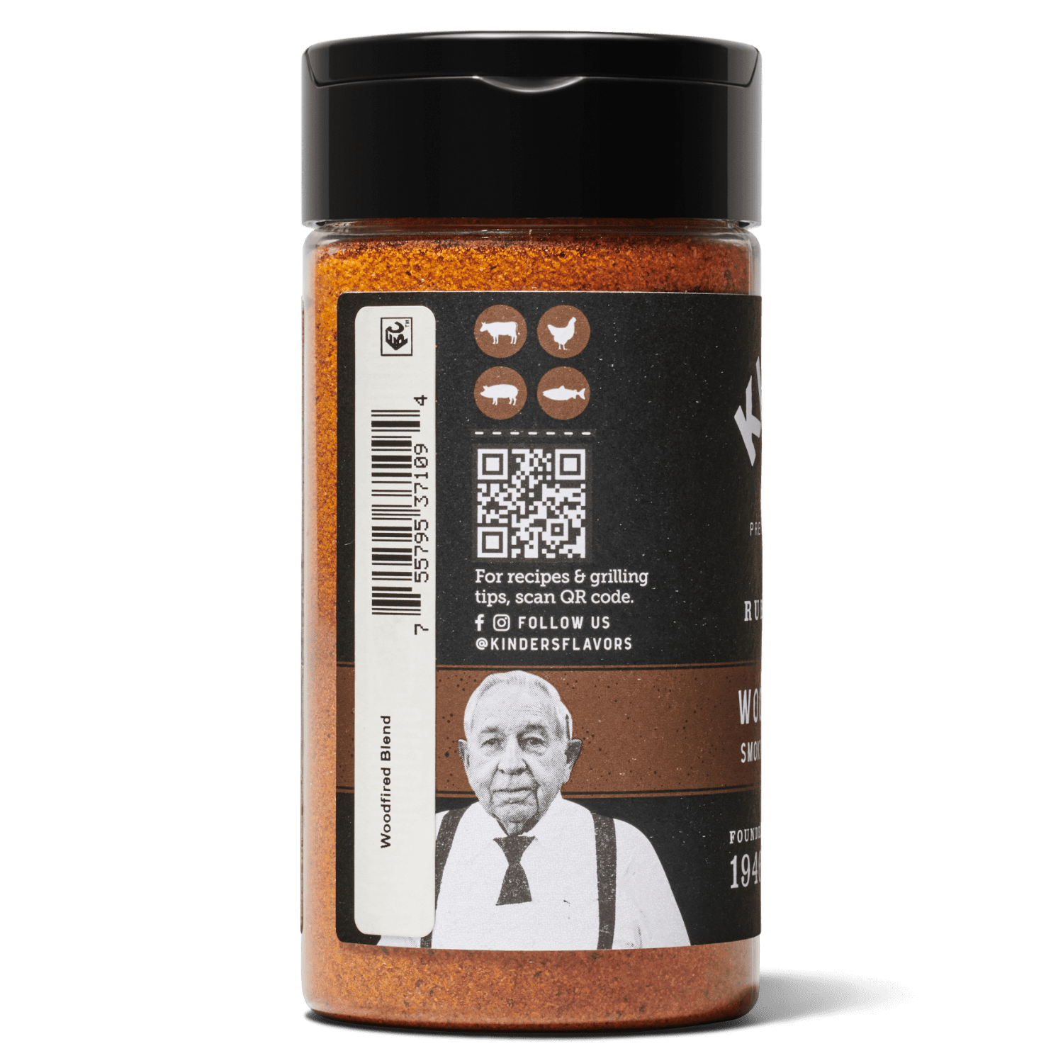 Kinder's Woodfired Blend Seasoning for Grilling, 6.4 oz