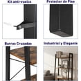 thumbnail image 4 of Estante Organizador de 4 Niveles Bluelander, Estanteria de Escalera, Organizador, Café Obscuro, 4 of 5