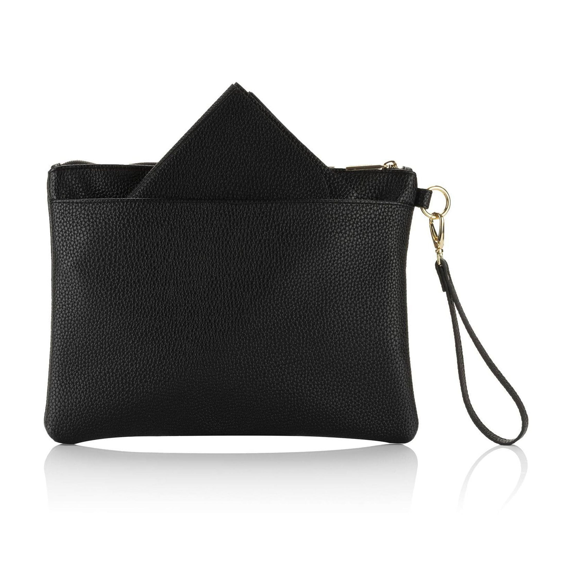 Boss Changing Clutch Diaper Bags - Black