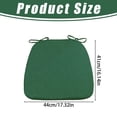 thumbnail image 2 of Chair Cushion with Ties for Dining Chairs - Memory Foam Non Slip Kitchen Chair Pad and Dining Seat Cushion with Machine Washable Cover Set of 4 [16.1 x 17.3 Inches] (Red, 1), 2 of 2