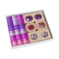 thumbnail image 2 of Esquirla 19Pcs Rainbow Building Cubes Smooth Acrylic GEM Building Blocks Set for Kids Violet, 2 of 8