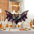 thumbnail image 4 of Rongxk Halloween Bat Stained Glass Suncatcher Window Hanging Acrylic Wall Art Suncatcher Decoration Festival Colorful Bat Home House Venue Arrangement Props 1pc, 4 of 5
