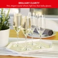 thumbnail image 4 of Spiegelau Style Champagne Wine Glasses, Set of 4, European-Made Lead-Free Crystal, Classic Stemmed, Dishwasher Safe, Professional Quality Wine Glass Gift Set, 8.5 oz, 4 of 9
