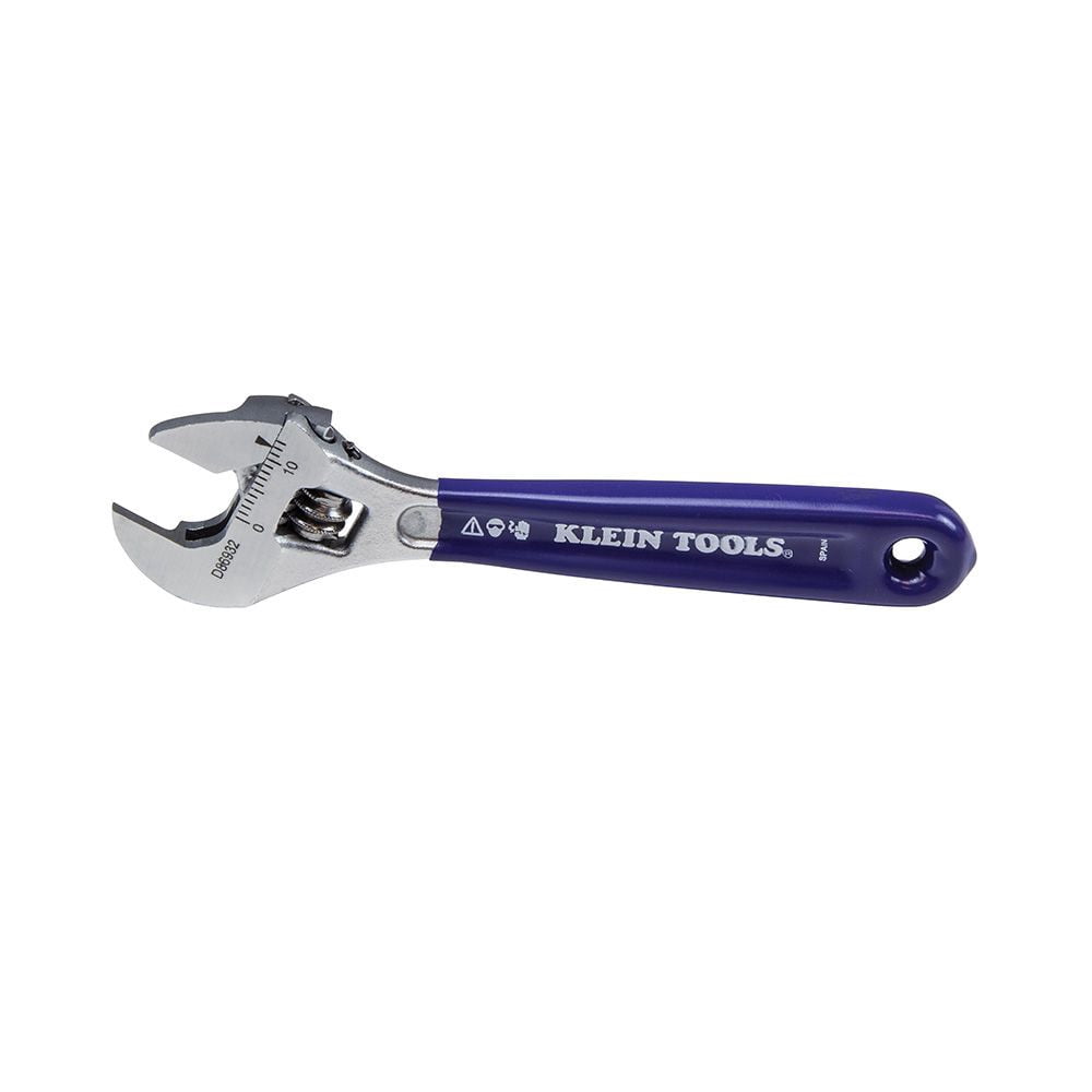 Klein Tools Slim-Jaw Adjustable Wrench 4In