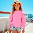 thumbnail image 5 of INGEAR Girls Long Sleeve Rash Guard Swim Shirt, UPF 50+ Pink, XS, 5 of 7