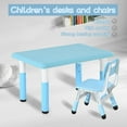 thumbnail image 3 of ZToonmas School Supplies Children'S Combined Study Table Plastic Work Table Can Be Raised and Lowered, 3 of 6