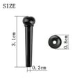 thumbnail image 2 of LULULION guitar bridge pin Guitar Bridge Pins Black 6Set, 2 of 8