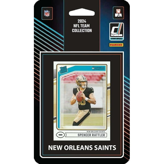 NFL 2024 Donruss Football New Orleans Saints Trading Card Team Set