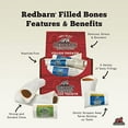 Redbarn Large Filled Dog Bones, Peanut Butter Flavor Long Lasting