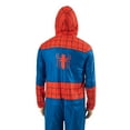 thumbnail image 5 of Spider-Man Costume Men's Hooded Onesie Cosplay Costume Union Suit -XXL, 5 of 5