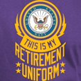 thumbnail image 3 of CafePress - Navy Retirement Uniform Dark T Shirt - Men's Classic Graphic Cotton T-Shirt, 3 of 4