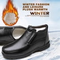 thumbnail image 1 of Zapatos de algodón para hombre, zapatos de invierno cálidos de terciopelo para hombre, botas de nieve de cuero a prueba de frío, zapatos para hombre Wmkox8yii  123q2227, 1 of 1