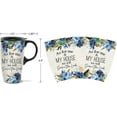thumbnail image 6 of Ceramic Travel Mug with Color Gift Box,Coffee Cup 17 Oz.Blue, 6 of 8