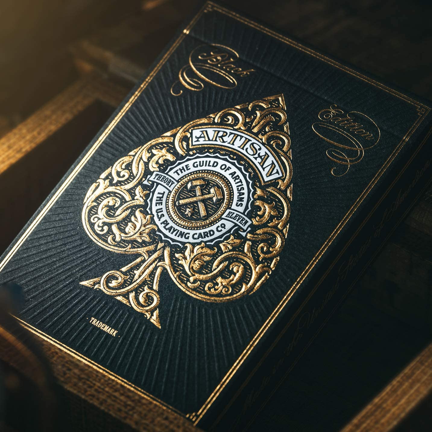 theory11 Artisan Playing Cards (Black) photo 3