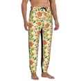 thumbnail image 4 of Qekee Rose Daisy Pattern Mens Sweatpants, Men's Midweight Lounge Pants-Medium, 4 of 5