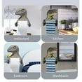thumbnail image 6 of Storage Rack,3D Dinosaur Toilet Paper Holder Dinosaur Tissue Holder Toilet Roll Holder Kitchen Wall Mounted Toilet Paper Storage Rack Toilet Paper Holder, 6 of 9