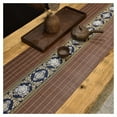 thumbnail image 2 of Chinese-style Table Runner, Bamboo Handmade Woven Table Runner, Non-slip Heat Insulation Decor,Placemats for Dining Table Sideboard Decor Farmhouse Kitchen, 2 of 7