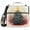Retro Watercolor Christmas Tree, variant on 3 Ring Zipper Binder with Shoulder Strap Waterproof Trapper Keeper 2 Inch D-Ring 500 Sheets Capacity Two People Stand on Water