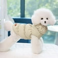 thumbnail image 4 of QJUHUNG 1pc Winter Warm Thick Coat Pet Vest for Small Dogs and Cats  Soft Puppy Apparel for Cold Weather, 4 of 7