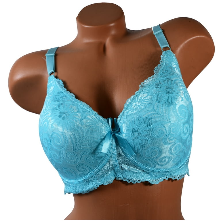 Women Bras 6 pack of Bra with all lace D DD cup, Size 42D (S6304