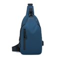 thumbnail image 1 of Wartleves Bolso bandolera para hombre Bolso bandolera multifuncional de gran capacidad, 1 of 7