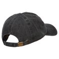 thumbnail image 4 of Mermaid Shape Embroidered Washed Cotton Cap - Black OSFM, 4 of 5